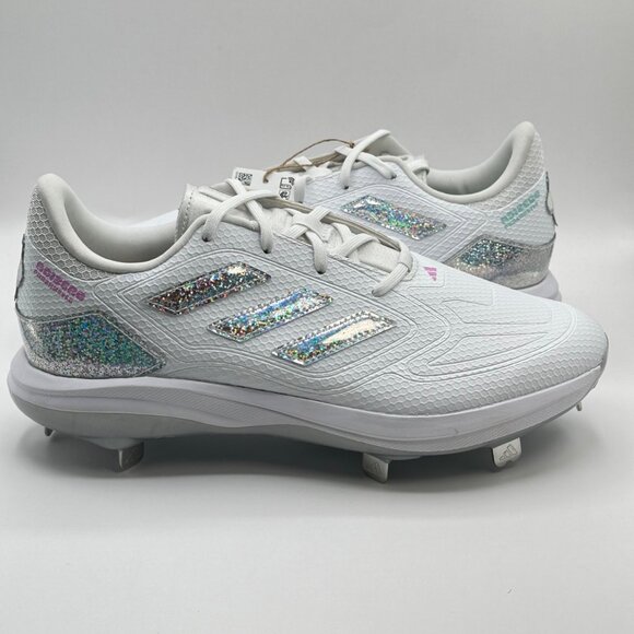 Women's Adidas Adizero PureHustle 3 Sis Bates Softball Cleats Size 10 ID1664 New - Picture 8 of 10